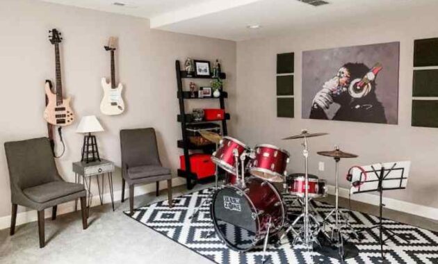 How to decorate a music room