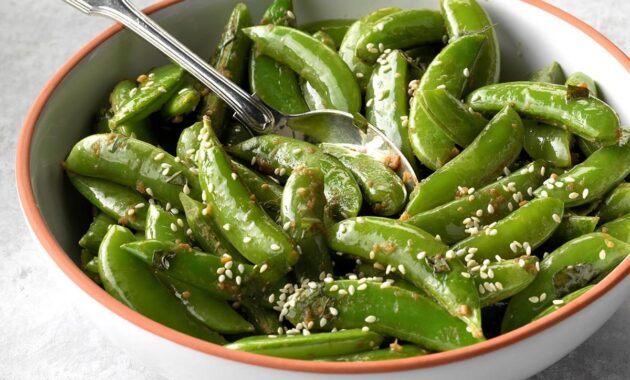 How to cook sugar snaps asian style