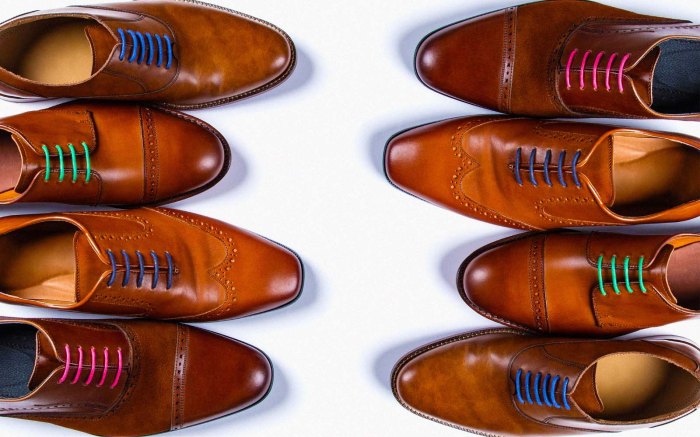 Young men dress shoes