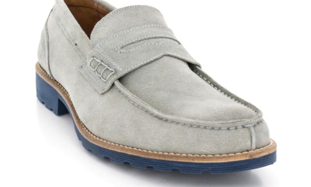 Mens grey suede dress shoes