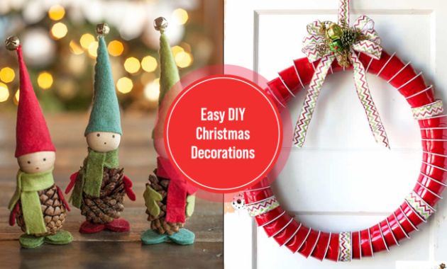 How to make a simple christmas decoration