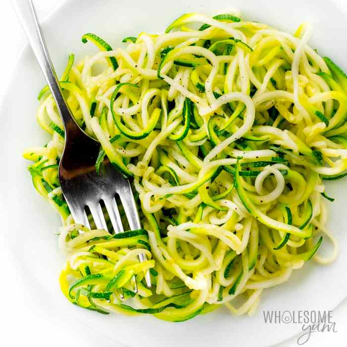 How to cook spaghetti style zucchini noodles